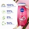 NIVEA Waterlily &amp; Oil Shower Gel, Refreshing Body Wash, Floral Scent, 250ml Pack of 3