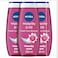 NIVEA Waterlily &amp; Oil Shower Gel, Refreshing Body Wash, Floral Scent, 250ml Pack of 3