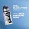 NIVEA MEN Black &amp; White Invisible Antiperspirant Roll-On Deodorant, 72H, 50ml Pack of 2
