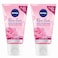 NIVEA Rose Care Micellar Cleansing Face Wash Waterproof Makeup Remover, 150ml Pack of 2