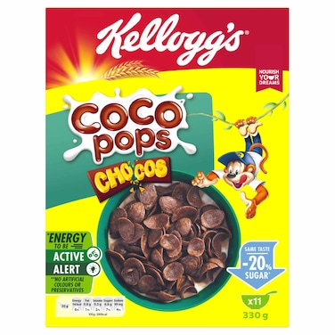 Kellogg&rsquo;s Coco Pops Chocos Cereal, 330g
