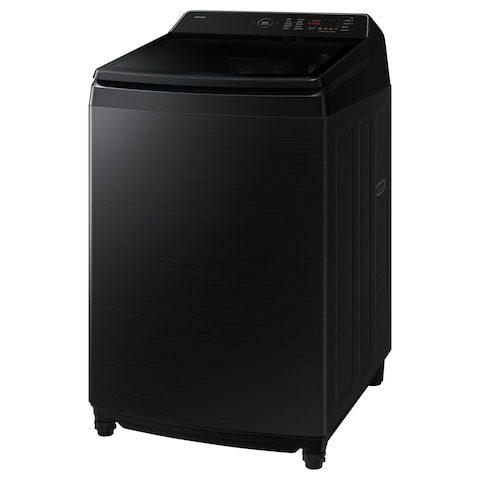 Samsung Top Load Washer WA80F10S5BGU, 12 kg, AI Energy Mode, 700 rpm, Black Caviar