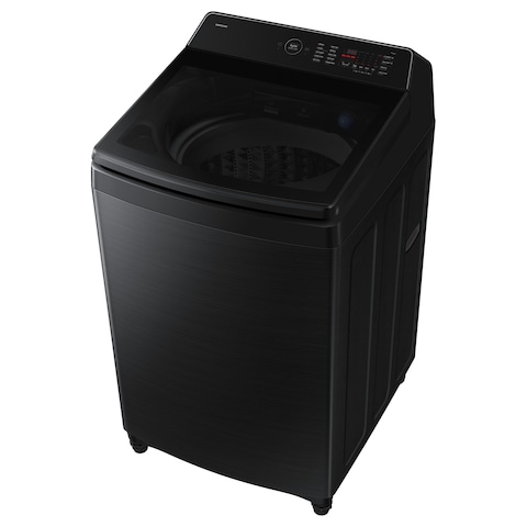 Samsung Top Load Washer WA80F10S5BGU, 12 kg, AI Energy Mode, 700 rpm, Black Caviar