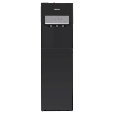 Toshiba Front Loading Electric Water Dispenser RWF-W2035UVBG(K)-R, Black, 2.5 L, Compressor Cooling