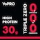 YoPro Protein Milk, Triple Zero Strawberry Flavoured High Protein Milk, Fat Free Milk, 300ml
