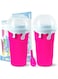 masteymoh Slushy Maker Cup 500ml Slushy Squeeze Cup for Homemade Milkshake, Magic Slushy Maker Squeeze Cup, DIY Smoothie Maker for Kids, Ice Maker Cup Squeeze (2 in Pink)
