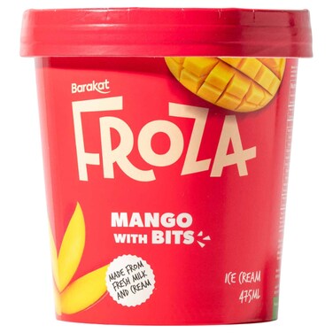 Barakat Froza Mango with Bits Ice Cream, 475ml