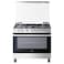 Midea Gas Cooker MFO-MG36LE(SS),  90x60cm, Silver, 5 Burners