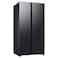 Samsung, 655L, AI Side by Side Refrigerator, Black, RS70F65Q1FA