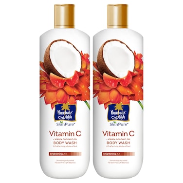 Parachute Vitamin C Body Wash, 400ml Pack of 2