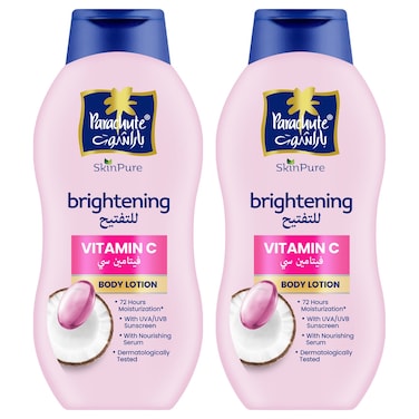 Parachute Vitamin C Body Lotion, 400ml Pack of 2