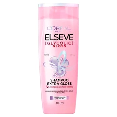 L'Oreal Paris Elvive Glycolic Gloss Extra Gloss for Dull Hair Shampoo, 400ml