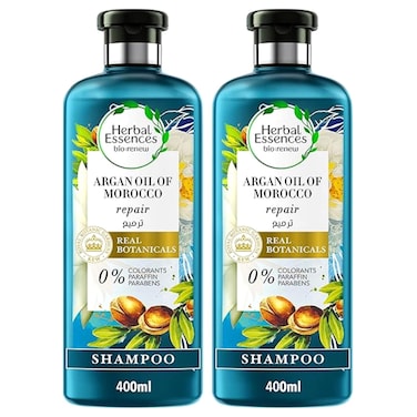 Herbal Essences Argan Oil of Morocco Shampoo, 400ml Pack of 2