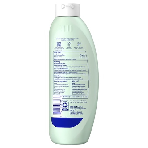 Head &amp; Shoulders Bare Soothing Hydration Shampoo, 400ml Pack of 2