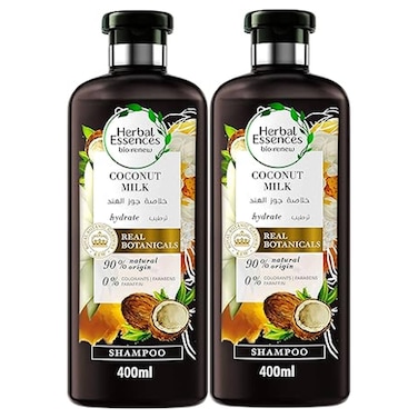 Herbal Essences Coconut Milk Shampoo, 400ml Pack of 2