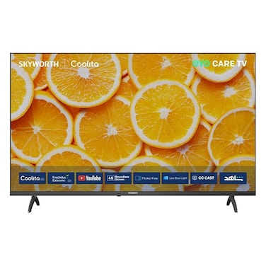 Skyworth 32-Inch 2K HD, Smart LED TV, 32E5000G, Black