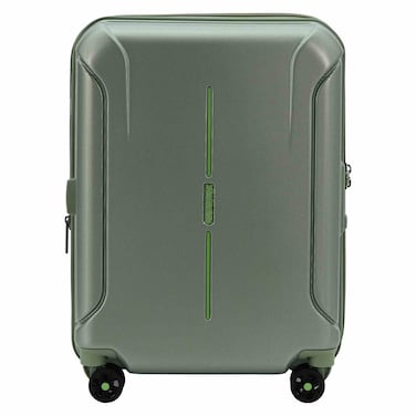 American Tourister Technum Spinner Luggage Hard Trolley, Urban Green, 55cm