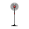Tornado Stand Fan TSF-18XW, 3 Speed Level, Black and Red, 10x10x2cm