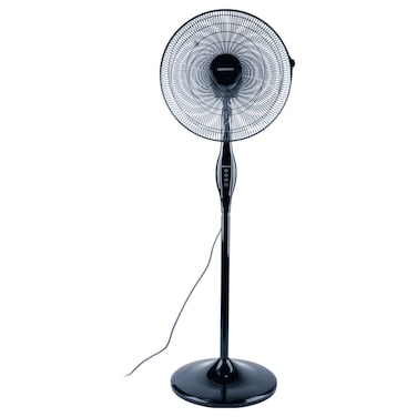 Tornado Stand Fan TSF-16W, 3 Speed Level, Black, 10x10x2cm