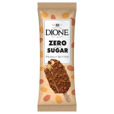 Dione Zero Added Sugar Peanut Butter Ice Cream, 90ml