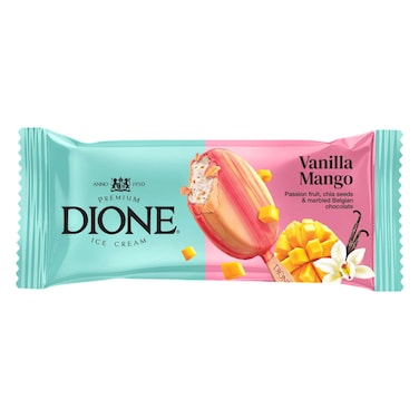 Dione Vanilla Mango Passion Fruit Ice Cream, 90ml