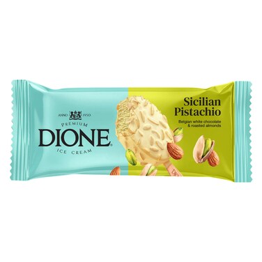 Dione Sicilian Pistachio White Chocolate and Almonds Ice Cream, 90ml
