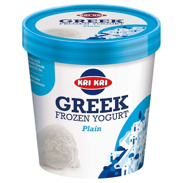Kri Kri Plain Greek Frozen Yoghurt Tub, 450ml