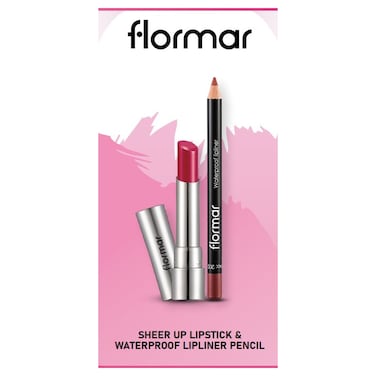 Flormar Sheer up Lipstick and Lipliner Pencil Set