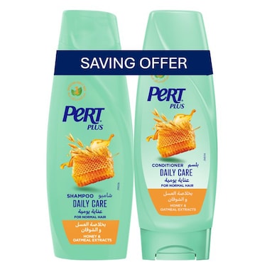 Pert Plus Daily Care for Normal Hair Shampoo, 400ml + Pert Daily Care for Normal Hair Conditioner, 360ml