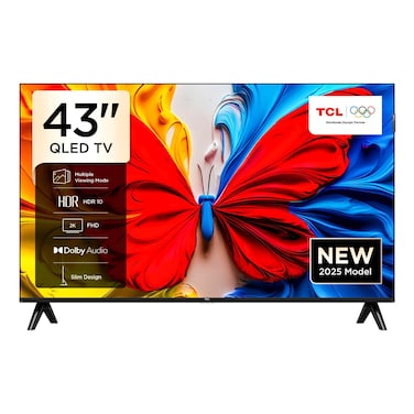 TCL 43-Inch Full HD, Smart QLED TV, 43S5K, Black
