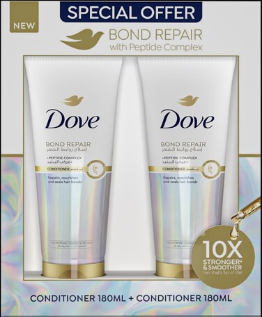 Dove Bond Repair Conditioner, Bio Protein Care, 180ml Pack of 2