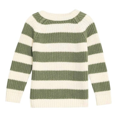 Full Sleeve Striped Jumper for Boy 903C, Khaki, 3-14 Years