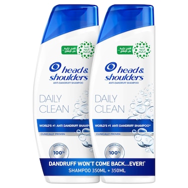 Head &amp; Shoulders Daily Clean Shampoo, 350ml Pack of 2