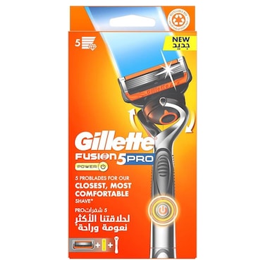 Gillette Fusion 5 Pro Razor Handle with 5 Blades