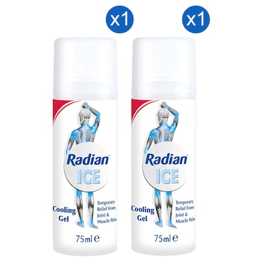 Radian Ice Cooling Gel Roll-on, 75ml Pack of 2