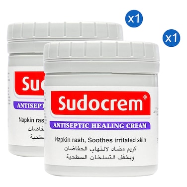سودوكريم كريم مطهر للعلاج، 250 غرام، حزمة من 2
