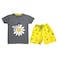 Sneak Peek Kids Girls Printed T-Shirt and Shorts Set, Assorted Colors, Size 4-5 Years