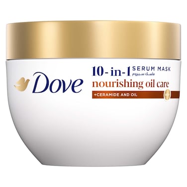 DOVE 10 in 1 Serum Mask, Nourishing Oil Care, 220ml