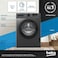 Beko 7 kg Front Load Washing Machine, 1200 RPM, 15 Programmes, Quick wash 14/28 Minutes,10 Years Warranty on ProSmart Inverter Motor, WCV7612UMG(Grey)