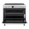 Hoover Electric Cooker HVC-V95E-S, 100 L, Ceramic Surface, Inox, 5 Burners