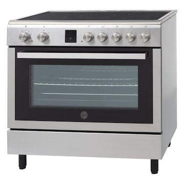 Hoover Electric Cooker HVC-V95E-S, 100 L, Ceramic Surface, Inox, 5 Burners