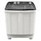 Tornado Top Load Washer TMH-HS10C(WK), 10 kg, Anti Shock Body, 1200 rpm, Plastic, White and Black