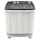 Tornado Top Load Washer TMH-HS07C(WK), 7 kg, Anti Shock Body, 1200 rpm, Plastic, White and Black