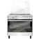 Tornado Cooker 9T10BRC1X01SG, 90 cm, Stainless Steel, 5 Burners
