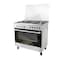 Tornado Cooker 9T10HLA1X0ASG, 90 cm, Stainless Steel, 5 Burners