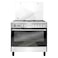 Tornado Cooker 9T10HLA1X0ASG, 90 cm, Stainless Steel, 5 Burners