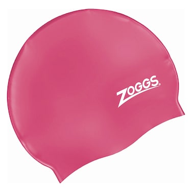 Zoggs Junior Silicone Swimming Cap, Pink