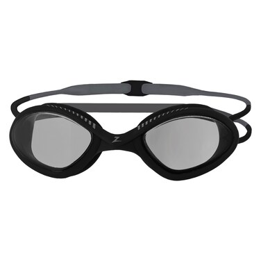 Zoggs Tiger Adult Swimming Goggles, Black, Grey Tint, Smoke