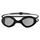 Zoggs Tiger Adult Swimming Goggles, Black, Grey Tint, Smoke