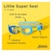 Zoggs Little Super Seal Swimming Goggle, Blue, Yellow, Clear